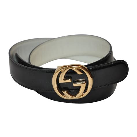 gucci belt black gold buckle|Gucci belt men black buckle.